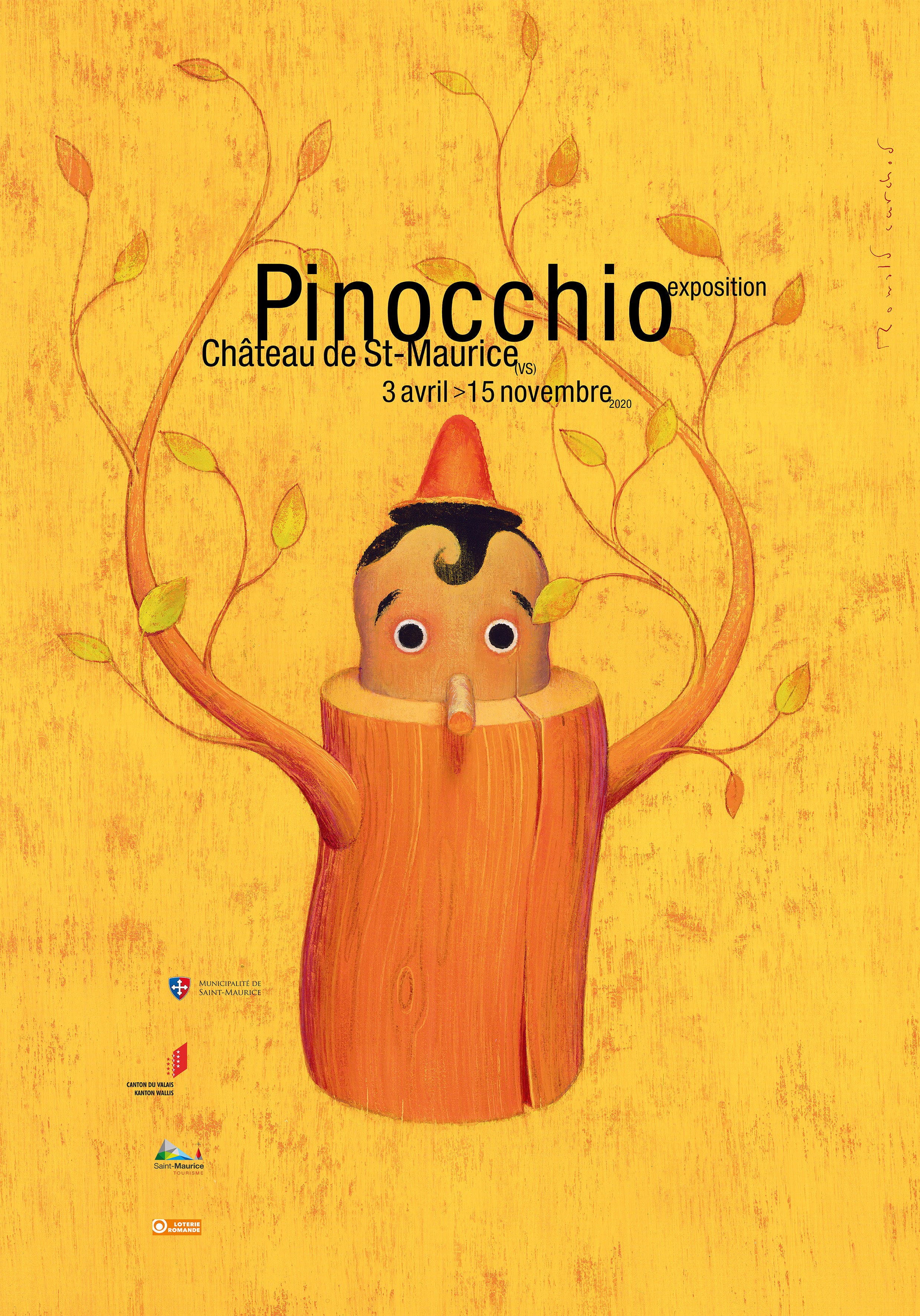 Pinocchio sera à l'affiche de la prochaine exposition au château de Saint-Maurice